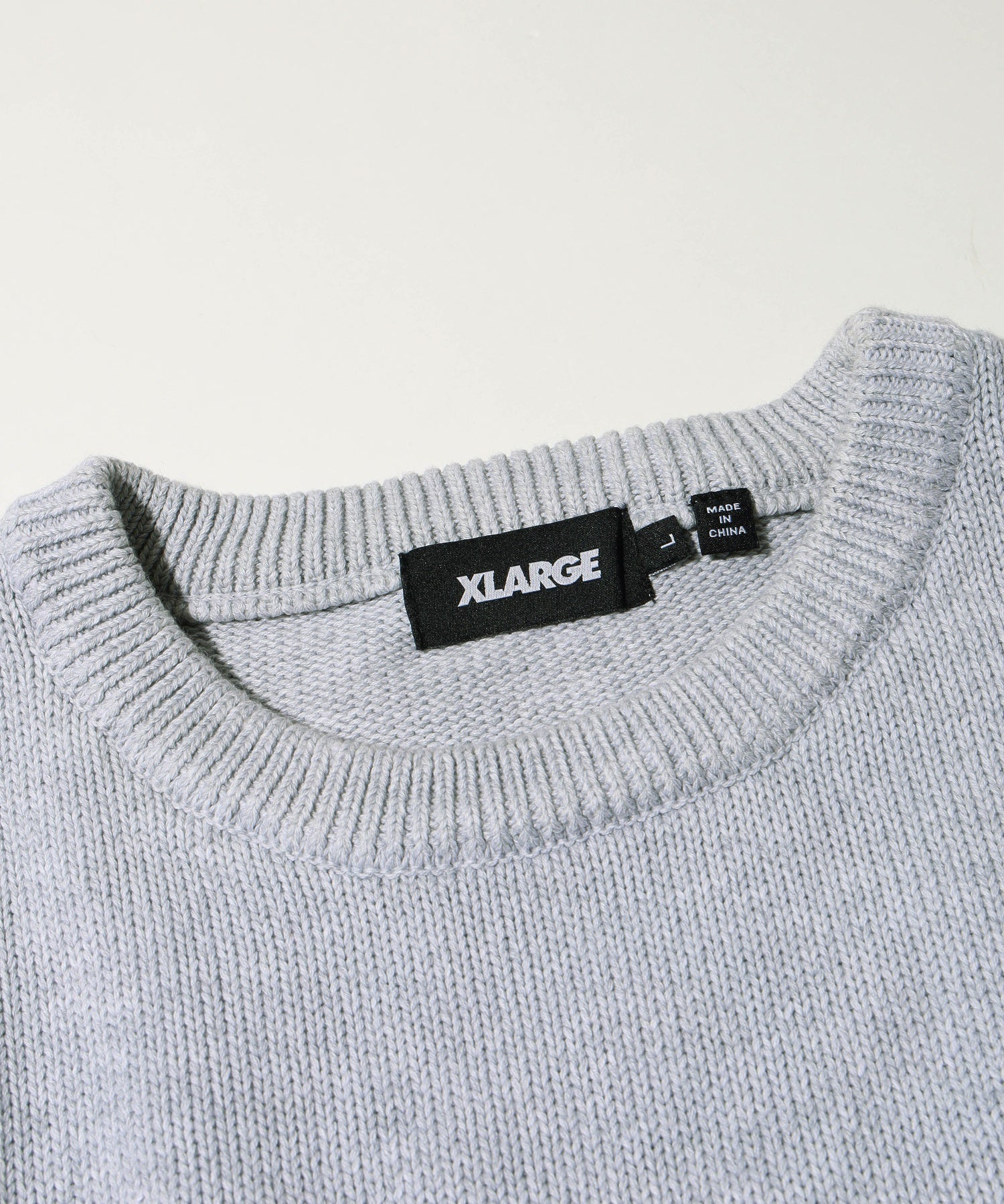 X-Large Standard Logo Crewneck maglione cotone