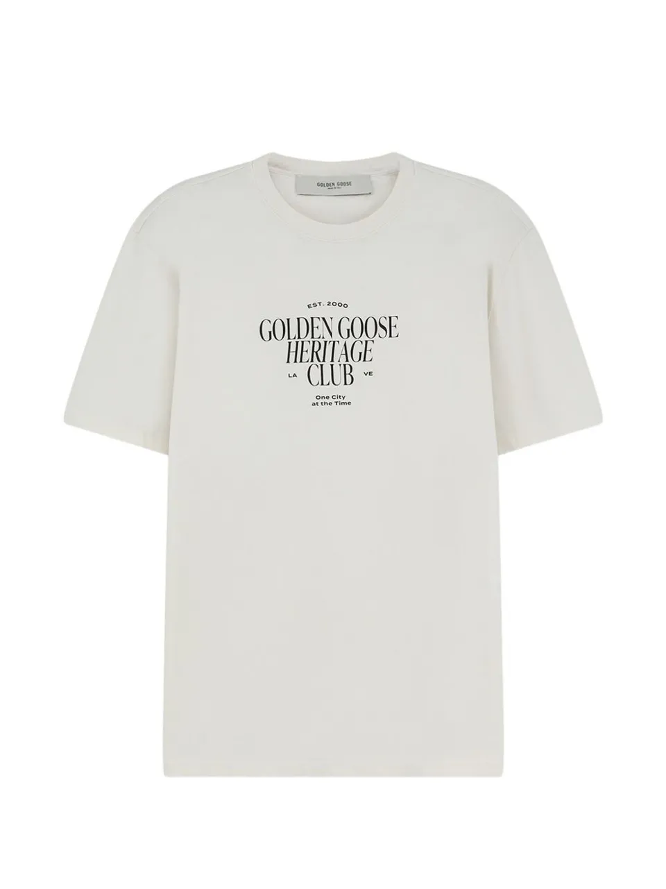 Golden Goose GMP01220P00261911560 t-shirt bianca uomo