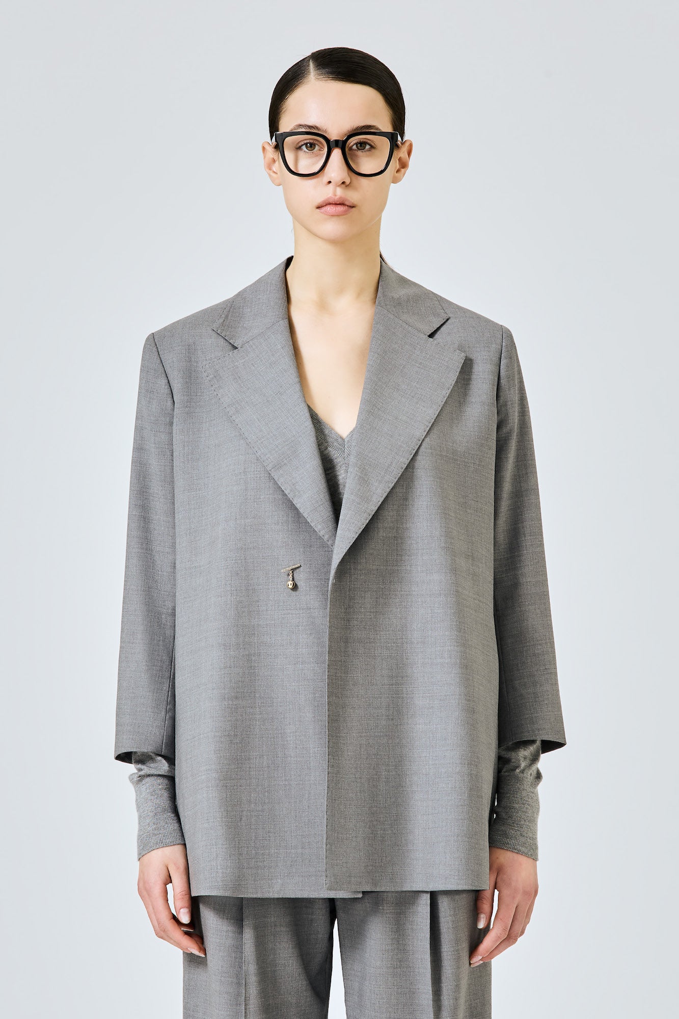 Sa Su Phi Boxy Benni blazer lana grigio