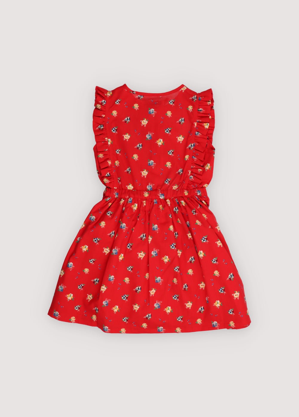 The New Society Amapola vestito bambina fiori bio
