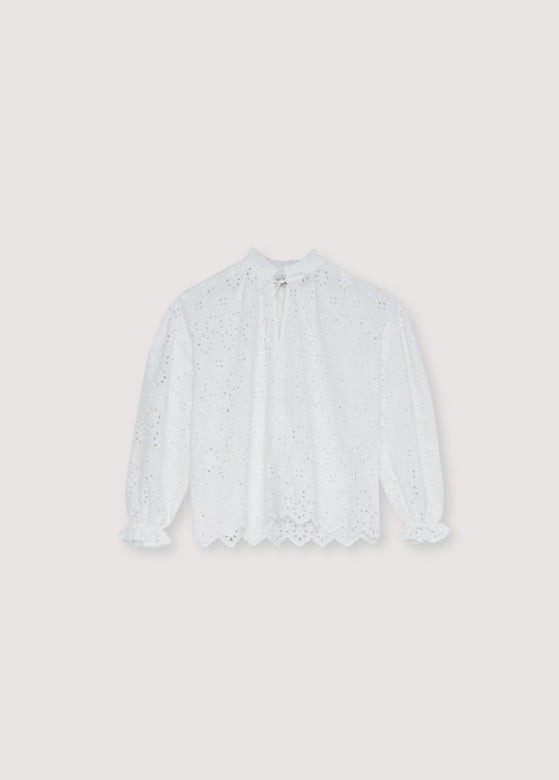 The New Society Sakura Blusa Ricamata Cotone