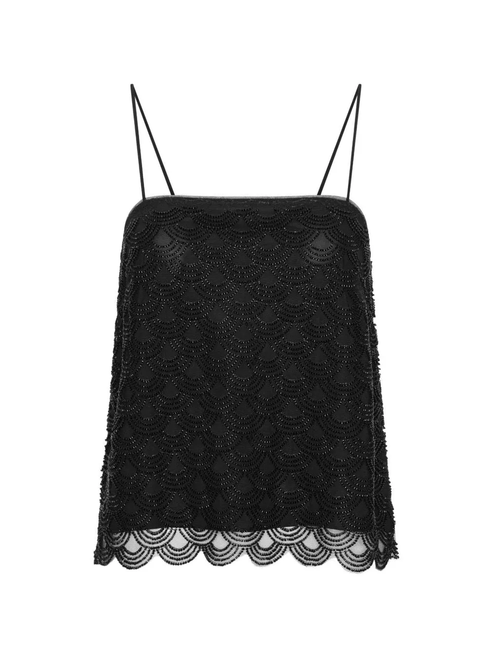 Rotate 116288100 blusa donna nero paillettes