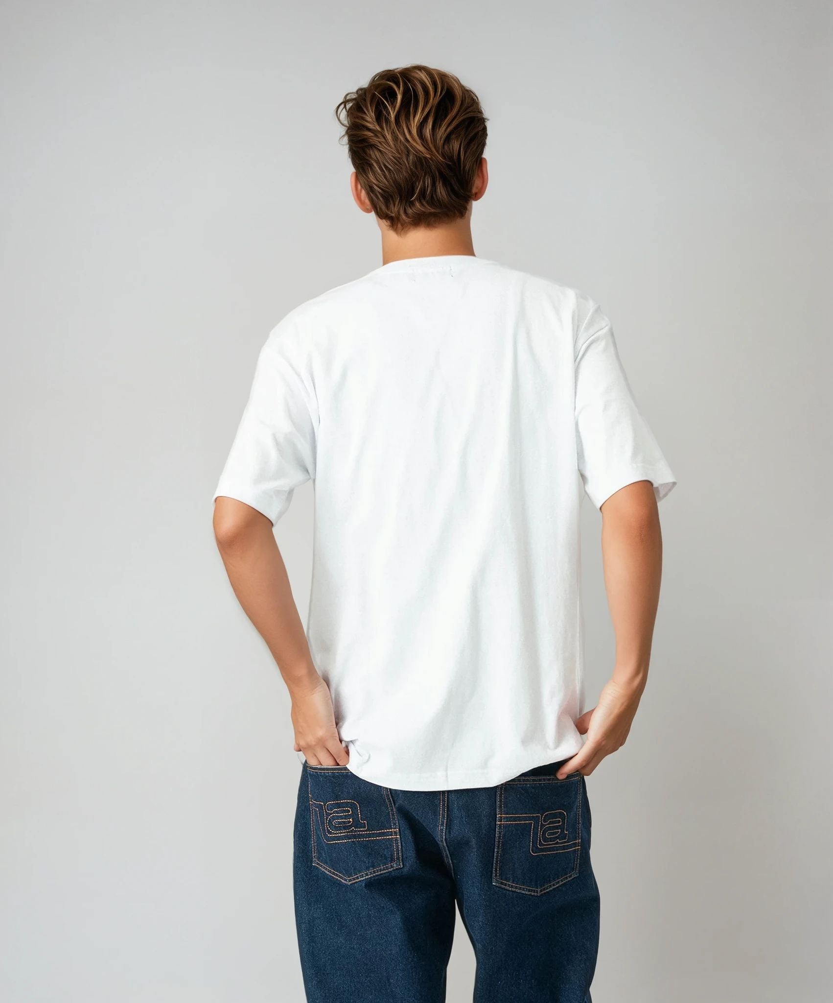 X-Large Amos Gorilla S/S Tee maglietta bianca L in cotone