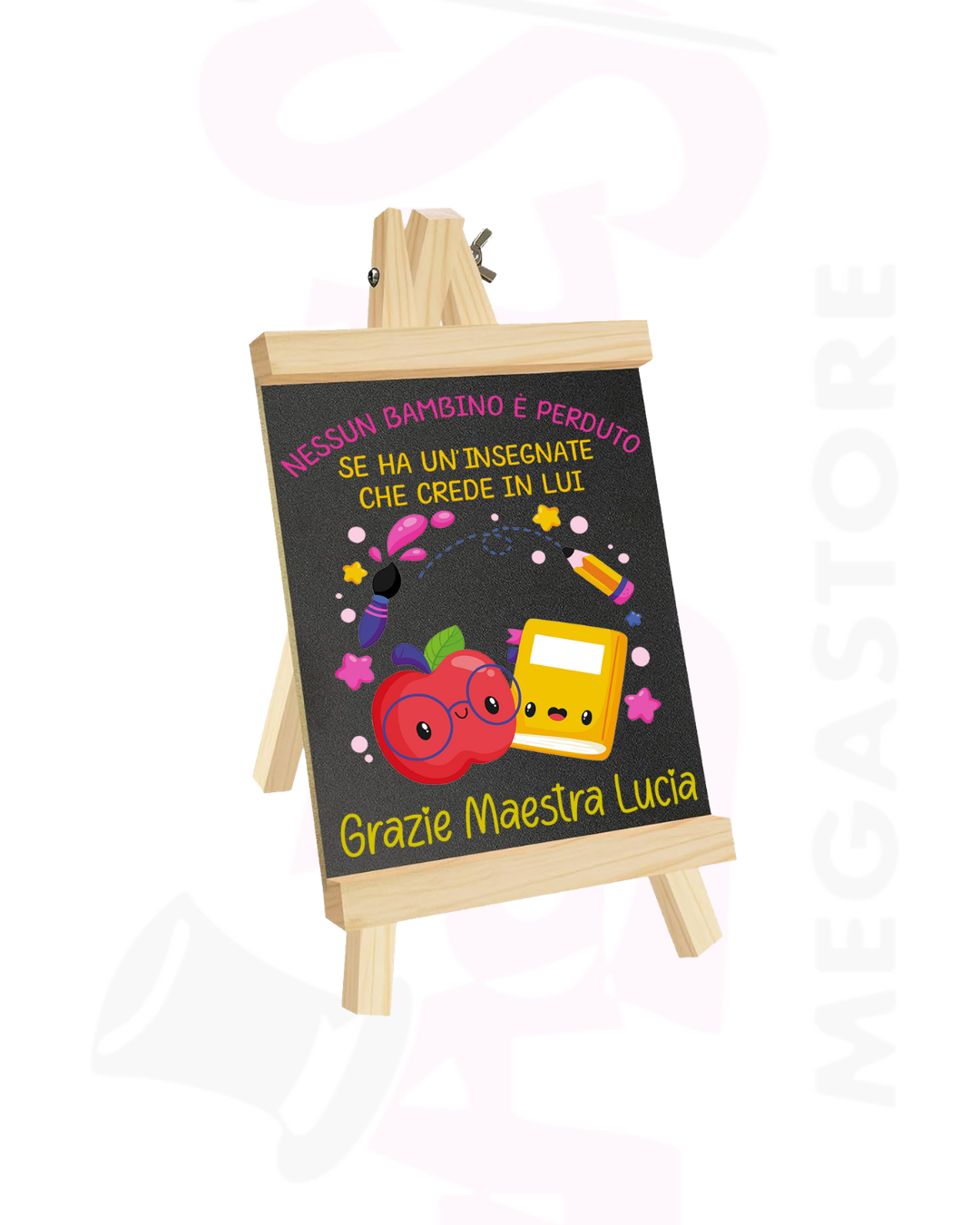 Mr. Gadgets lavagnetta per maestre regalo personalizzato con scatola