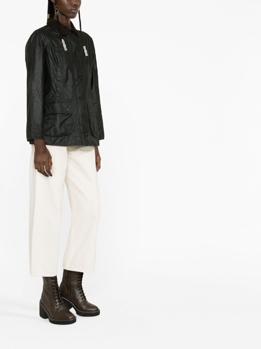 Barbour LWX0667 Giubbotto donna verde salvia