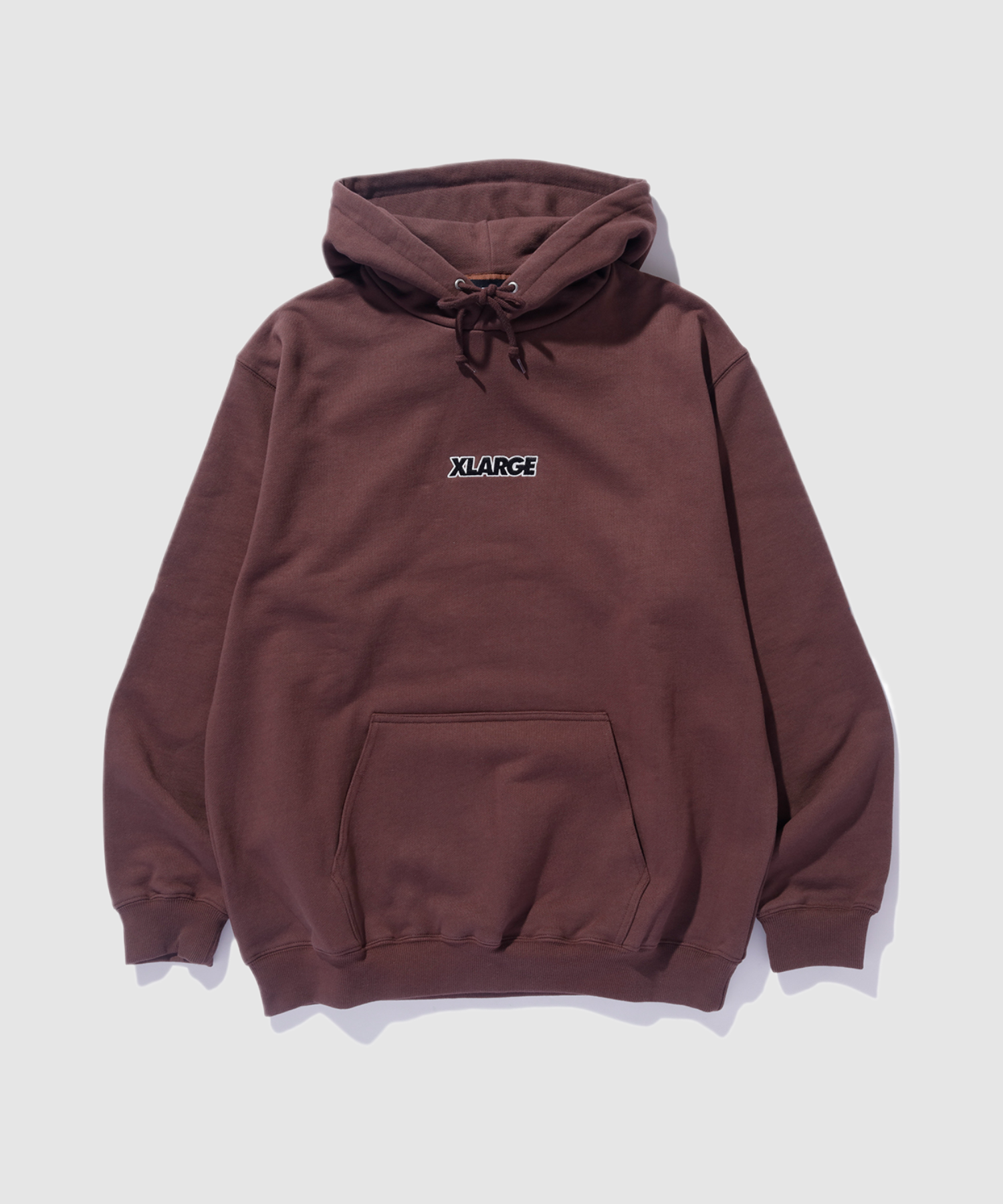 X-Large Standard Logo felpa cappuccio nera cotone