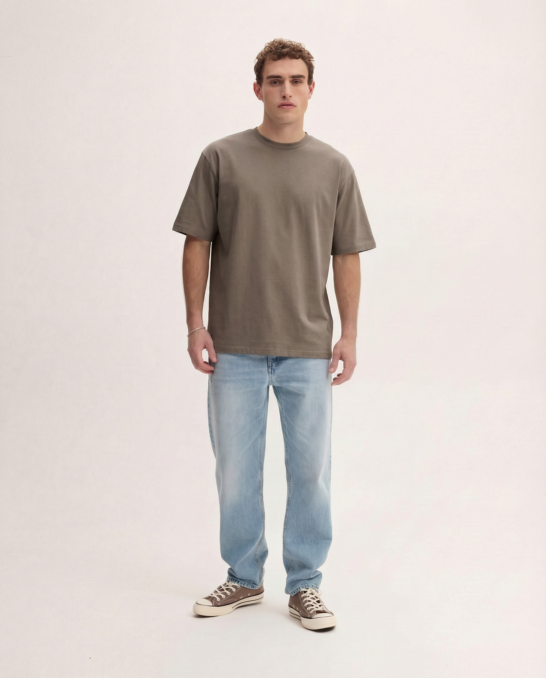 GOODPEOPLE Ted t-shirt relaxed terra cotone