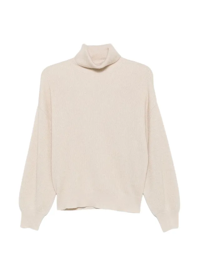 Brunello Cucinelli M1E224744 maglia burro gold