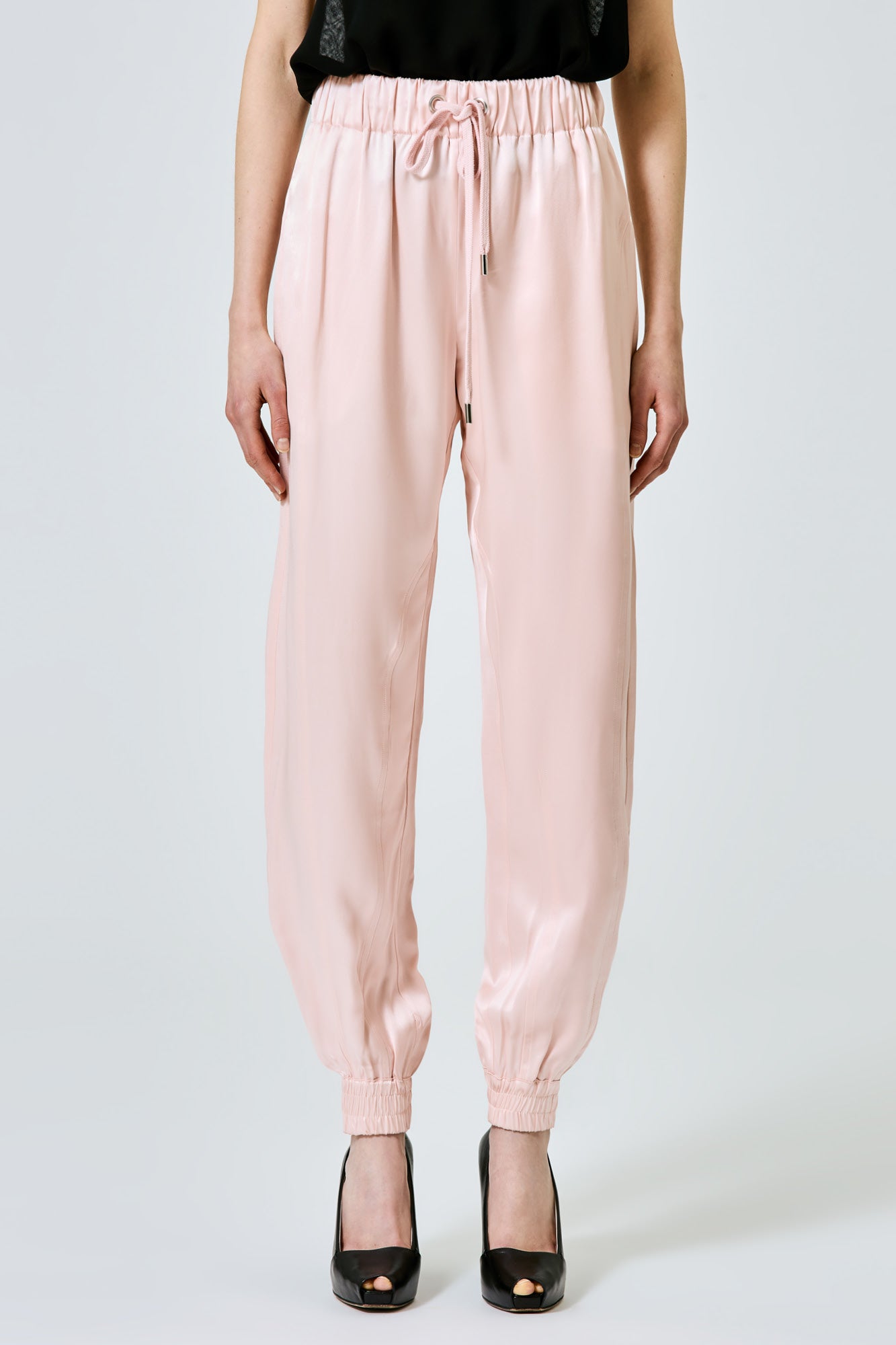 Sa Su Phi Valentina jogger double satin rosa