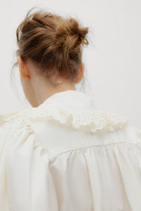 The New Society Vega Woman Blouse camicia Whisper White