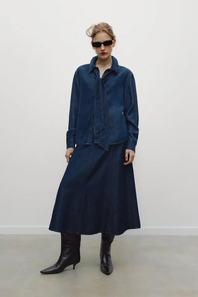 The New Society TNS Tencel gonna donna denim fluido