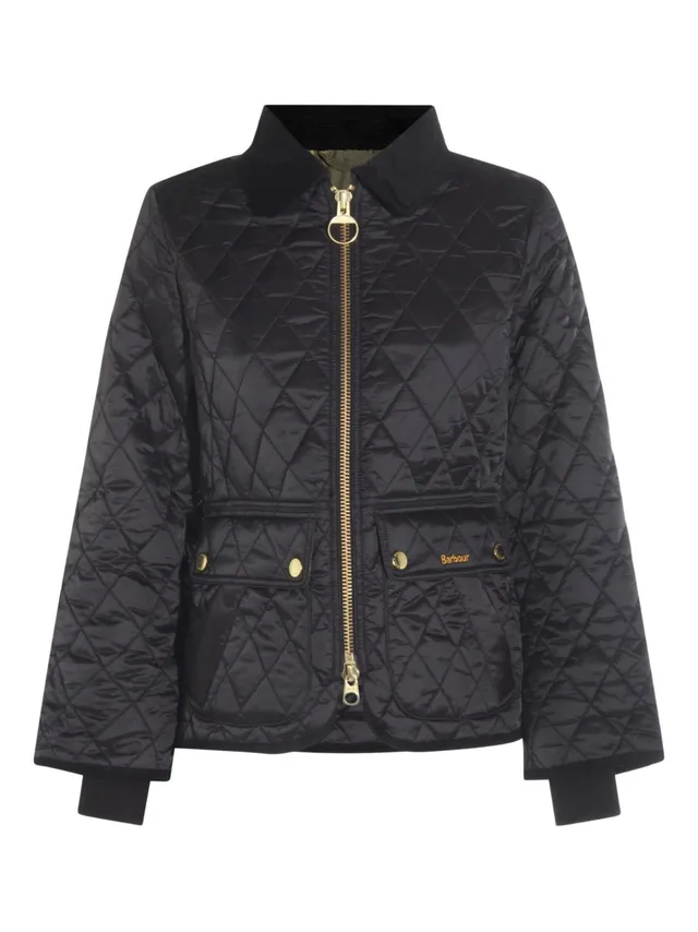 Barbour LQU1765 giubbotto nero donna trapuntato