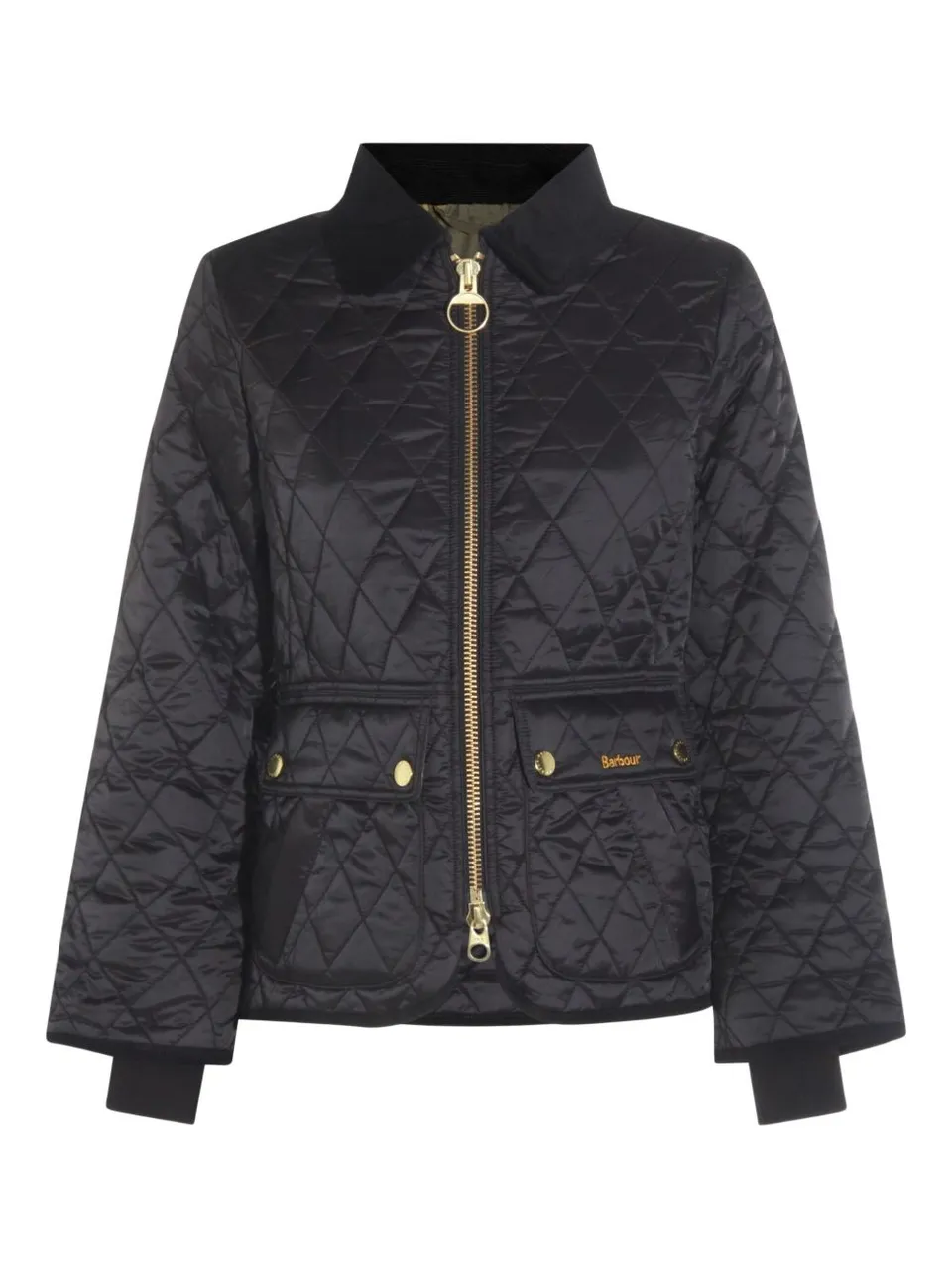 Barbour LQU1765 giubbotto nero donna trapuntato