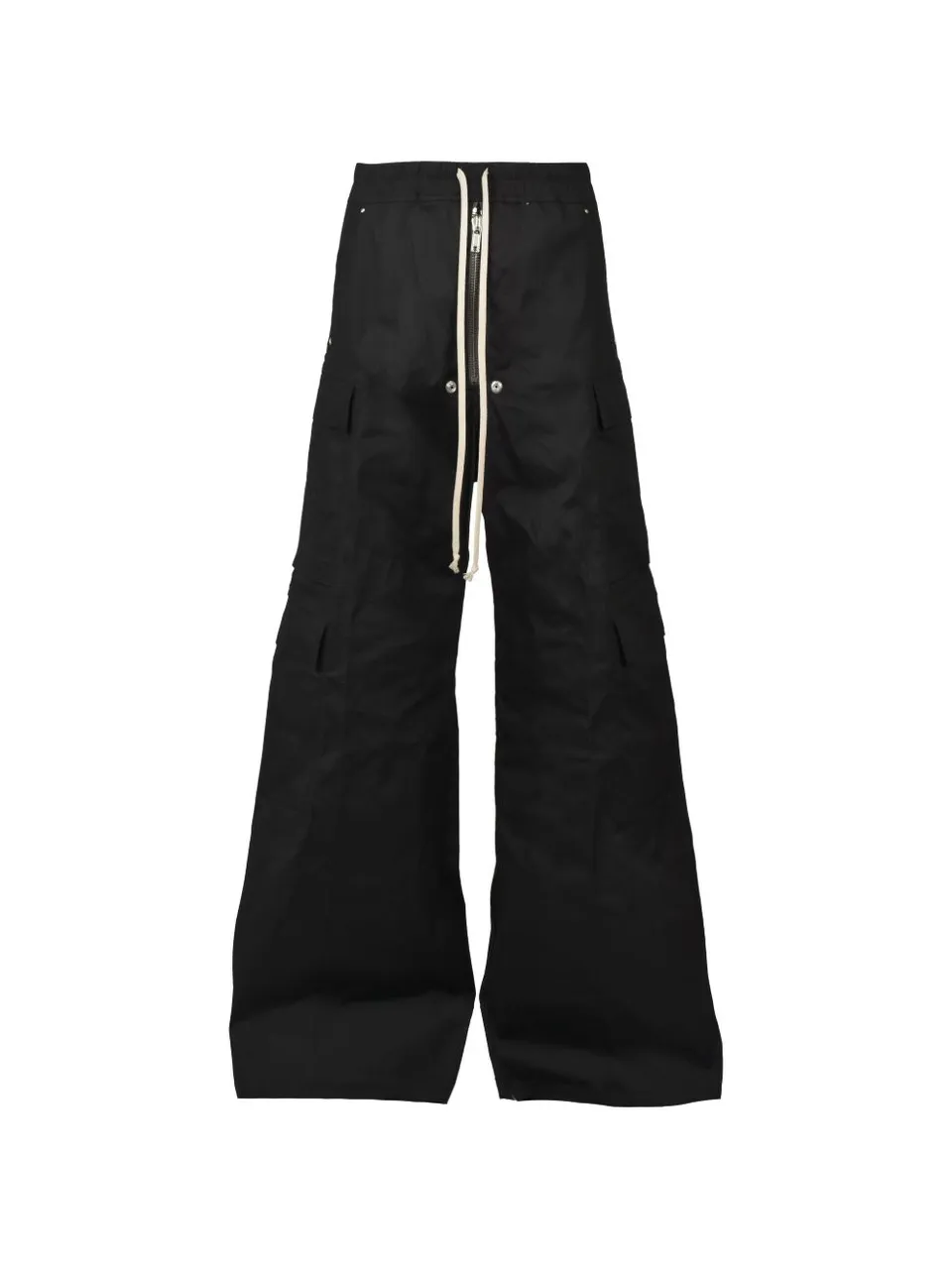 Rick Owens RU02F4339 pantaloni uomo nero invernali