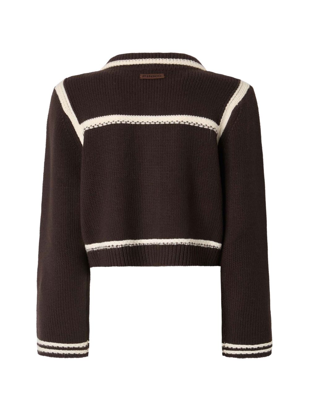 Pinko 107378 Giacca Donna Marrone Bianco