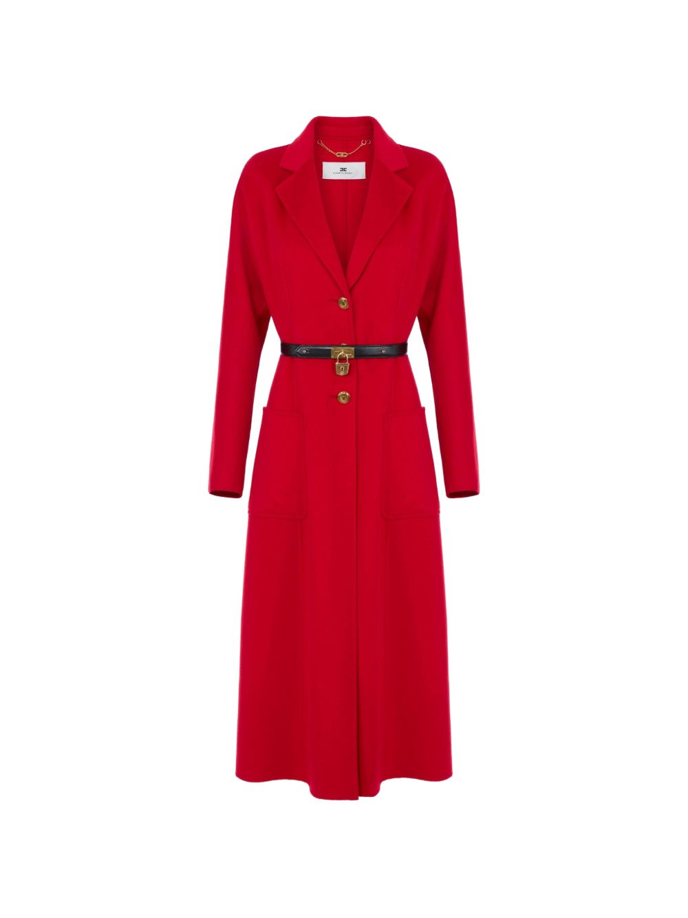 Elisabetta Franchi CP03D67E2 cappotto rosso