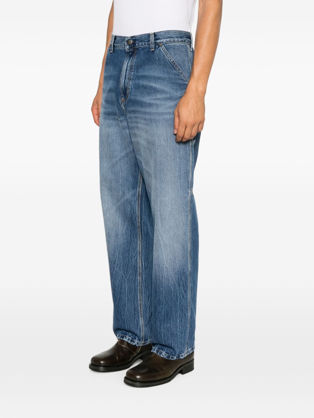 Carhartt WIP I032024-017XBLUE jeans uomo blu