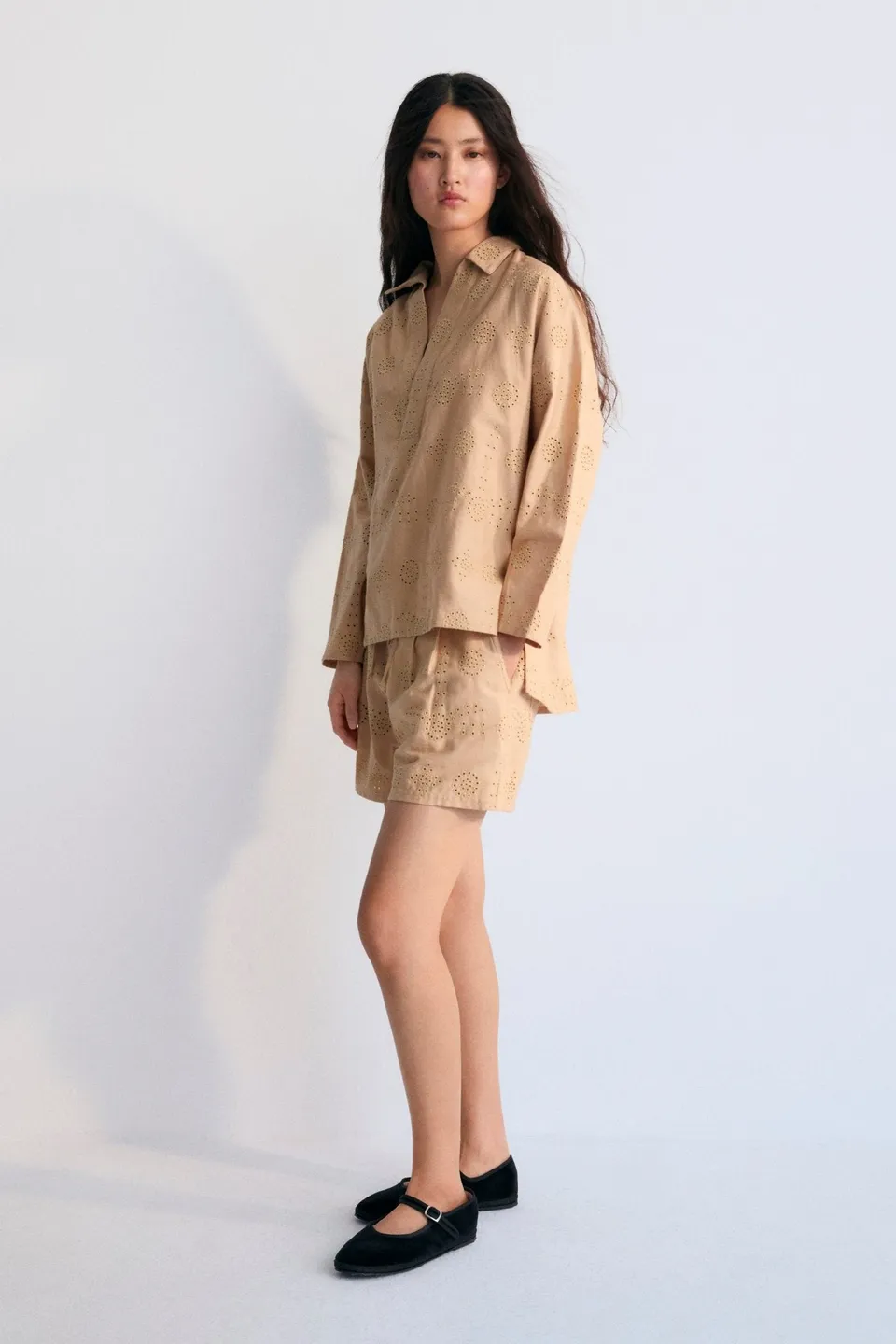 The New Society Samos camicia donna Hemp in cotone