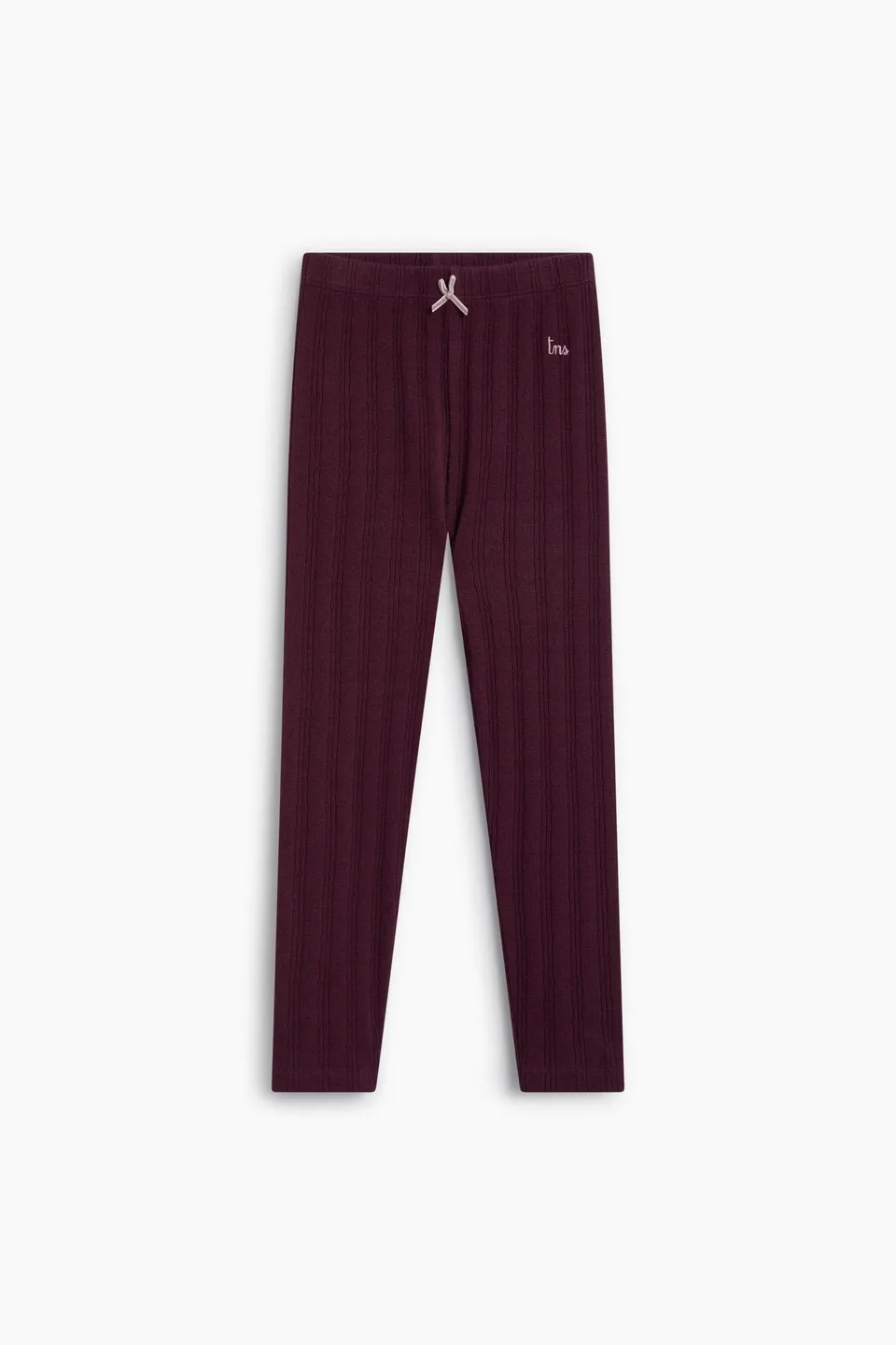 The New Society TNS leggings cotone bordeaux Winetasting