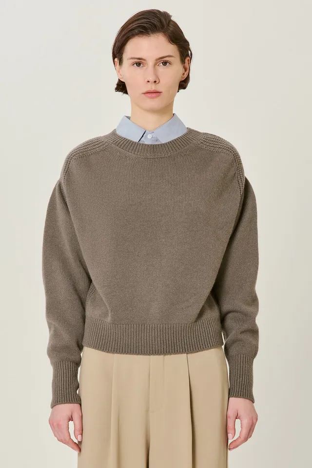Sa Su Phi maglione girocollo cashmere avorio