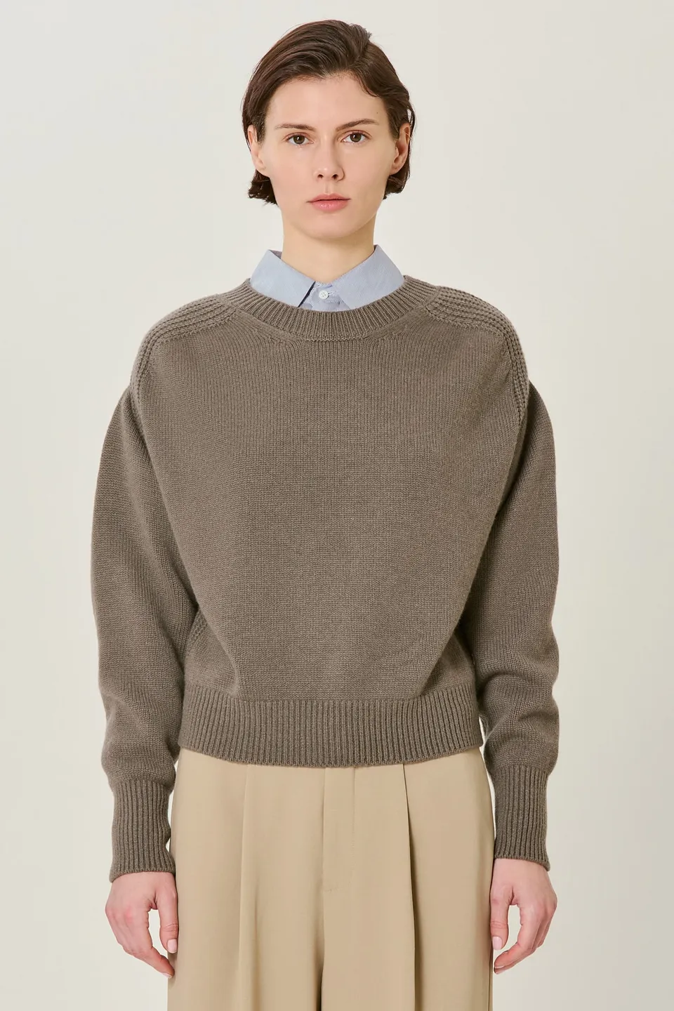 Sa Su Phi maglione girocollo cashmere avorio