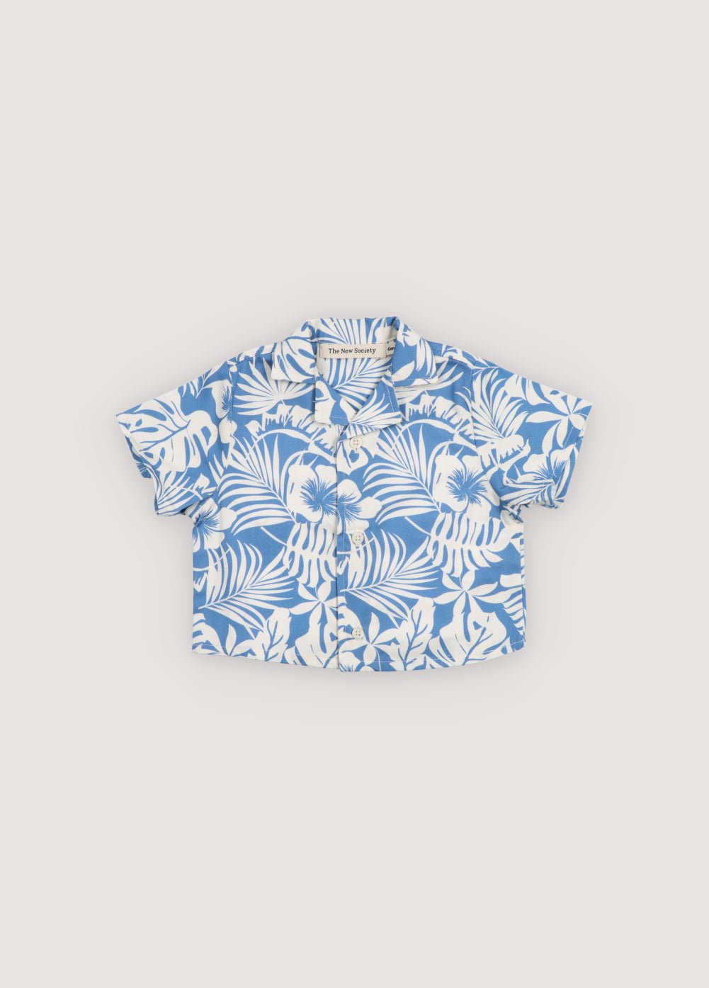 THE NEW SOCIETY Garden Tropical Print camicia neonato 6 mesi