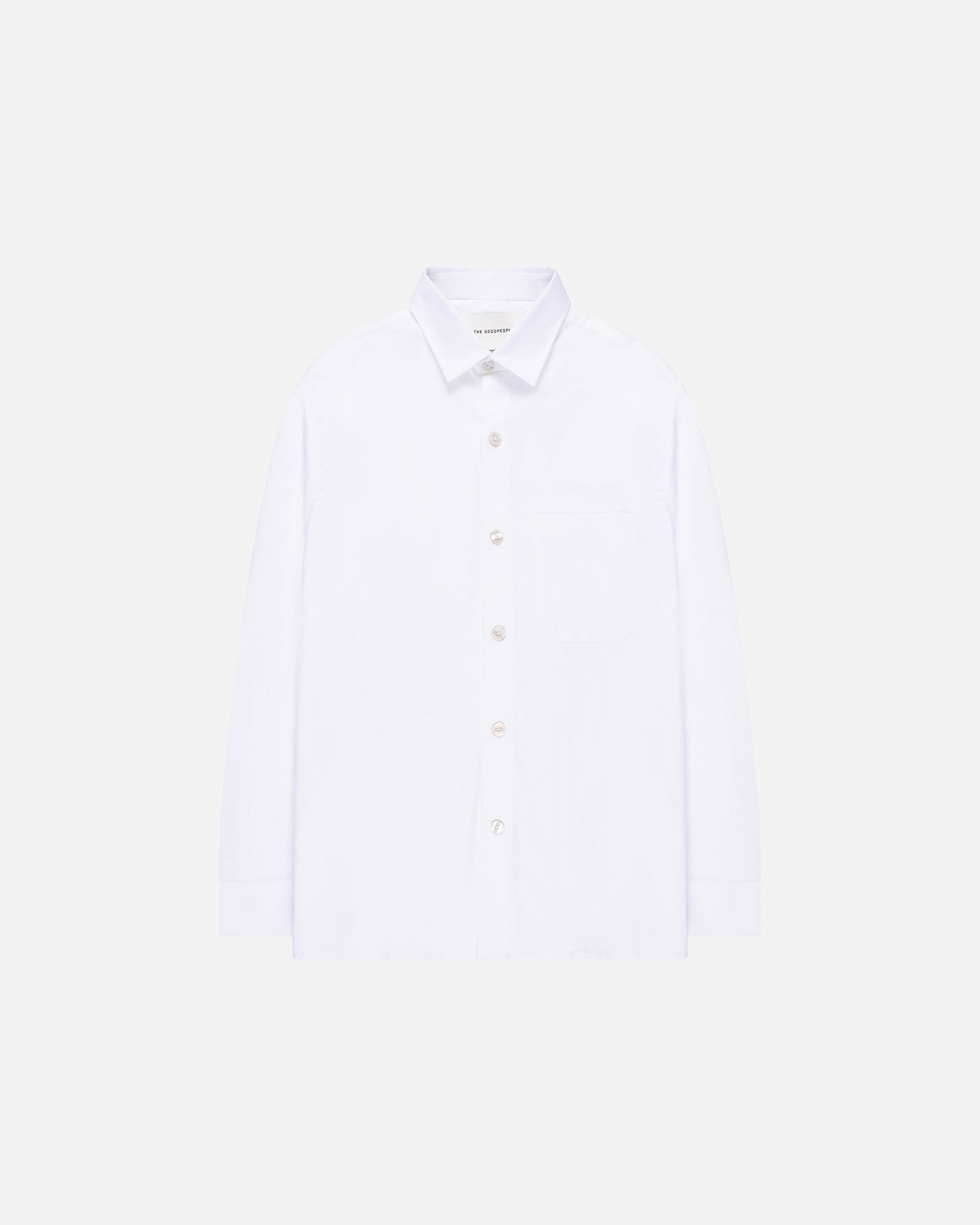 Goodpeople Sox camicia bianca relaxed cotone