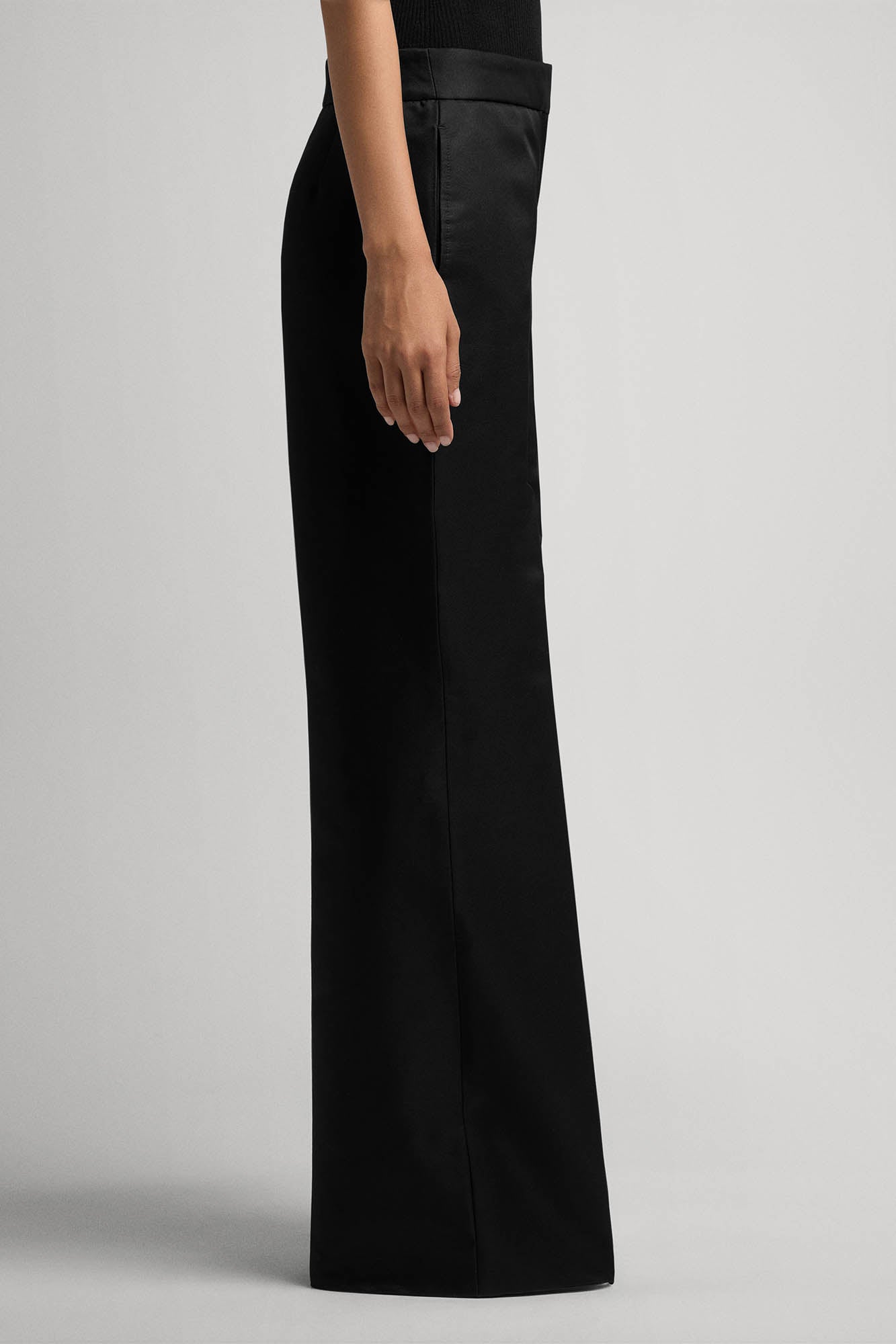 Sa Su Phi Andrea pantalone donna 38 nero lana seta