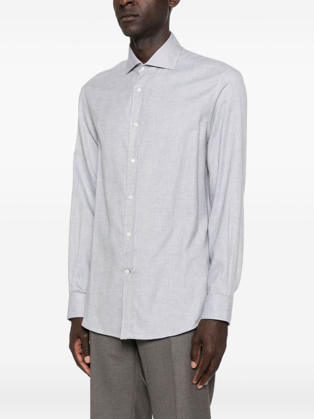 Brunello Cucinelli MY6370627 camicia grigia uomo