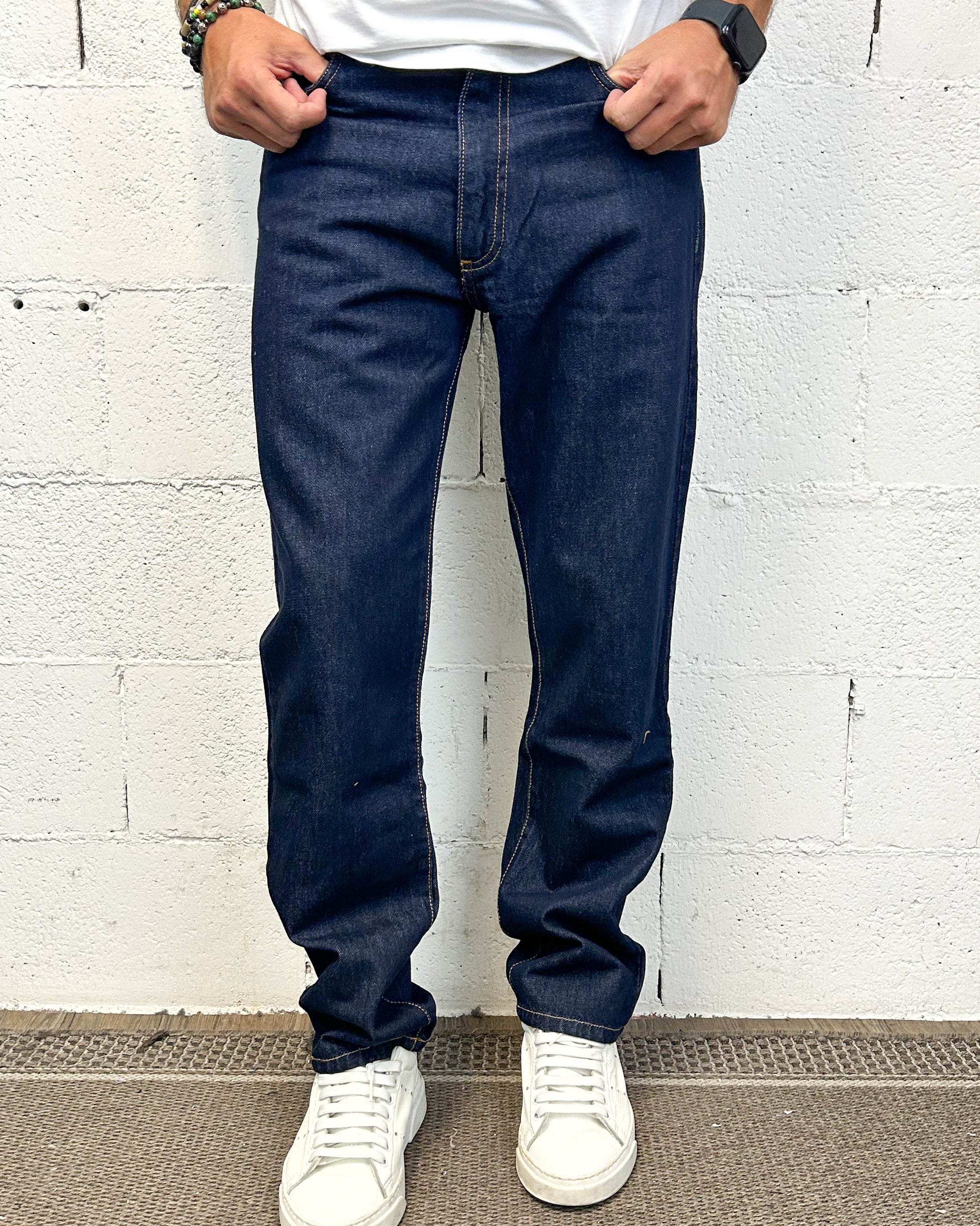 ONLYONE KLIXS 727 Mark Straight Jeans Uomo Lavaggio 0