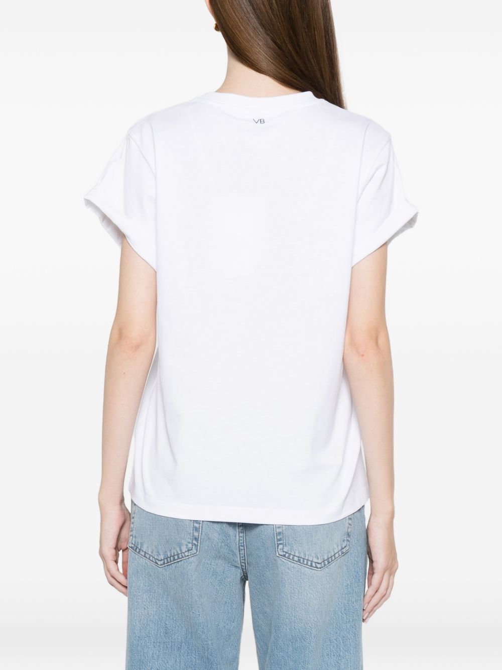 Victoria Beckham 1226JTS007471A t-shirt donna bianca
