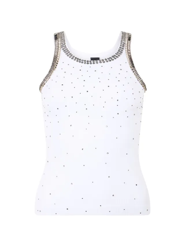Pinko 104109 A3J4Z04 Top Donna Bianco