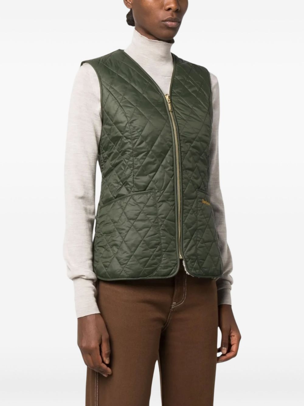 Barbour LLI0013 giubbotto olive donna