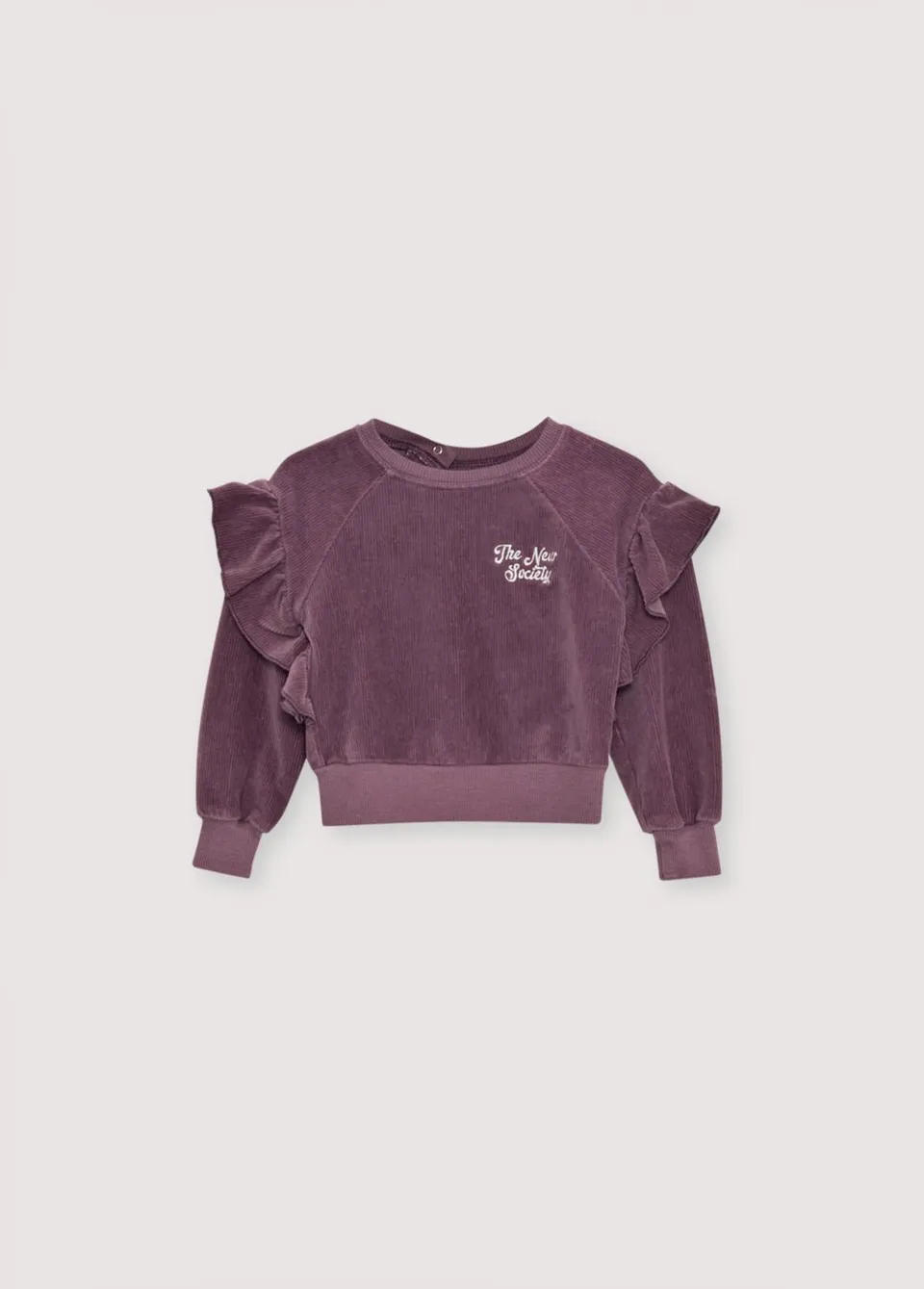 The New Society Clau felpa neonato 6 mesi cotone viola