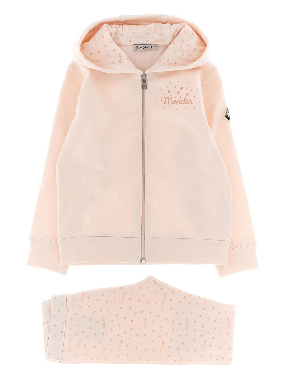 Moncler Enfant K29518M00005 tuta bimba rosa