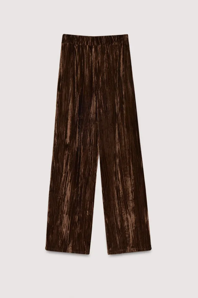 The New Society Brenda pantaloni donna tinta unita