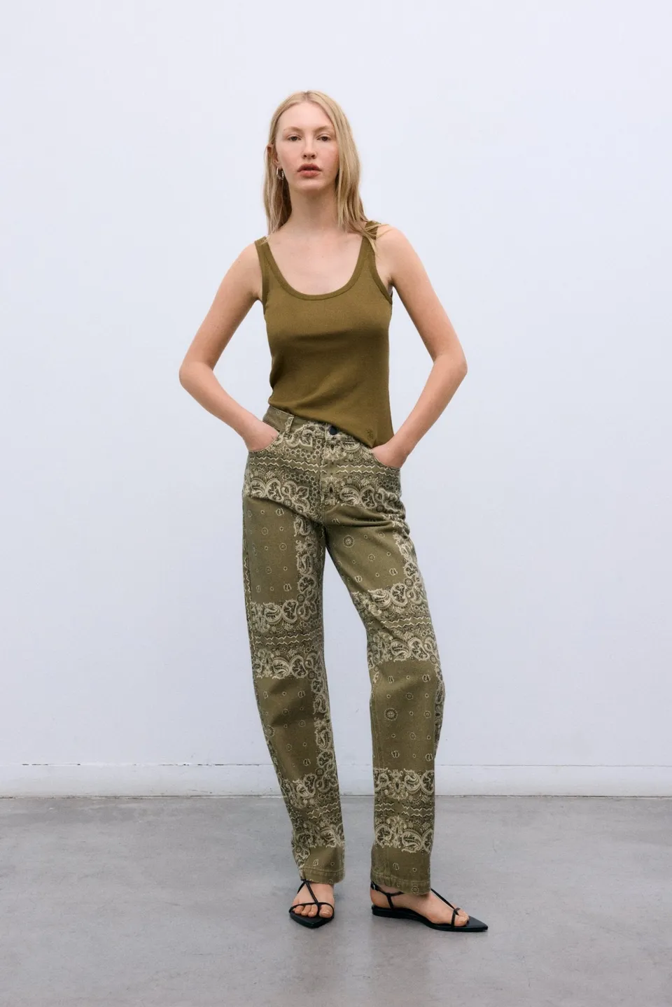The New Society Yucca t-shirt donna verde cotone riciclato