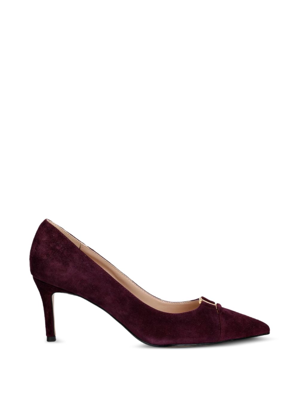 Twinset 262TCP014 scarpe con tacco bordeaux