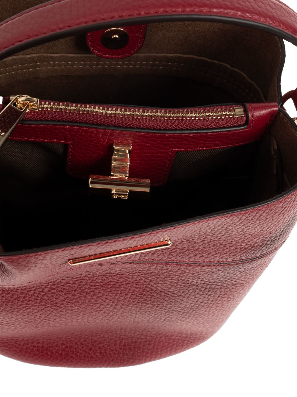 Furla Amelia WE00879 borsa a secchiello rossa pelle