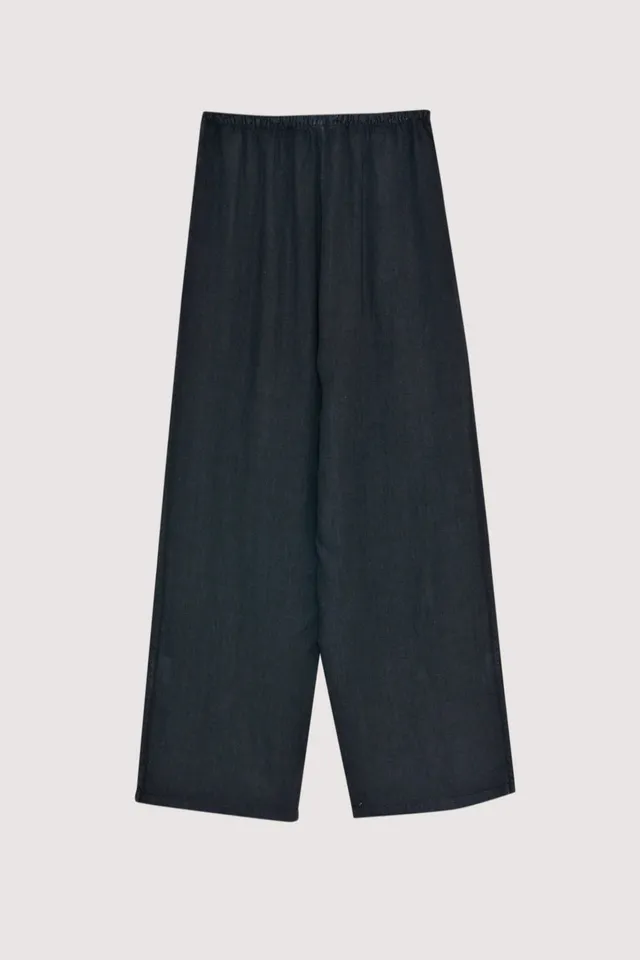 The New Society Melissa pantalone lino nero
