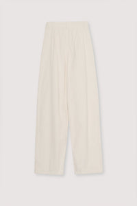 The New Society Nicol pantaloni donna bianco cotone