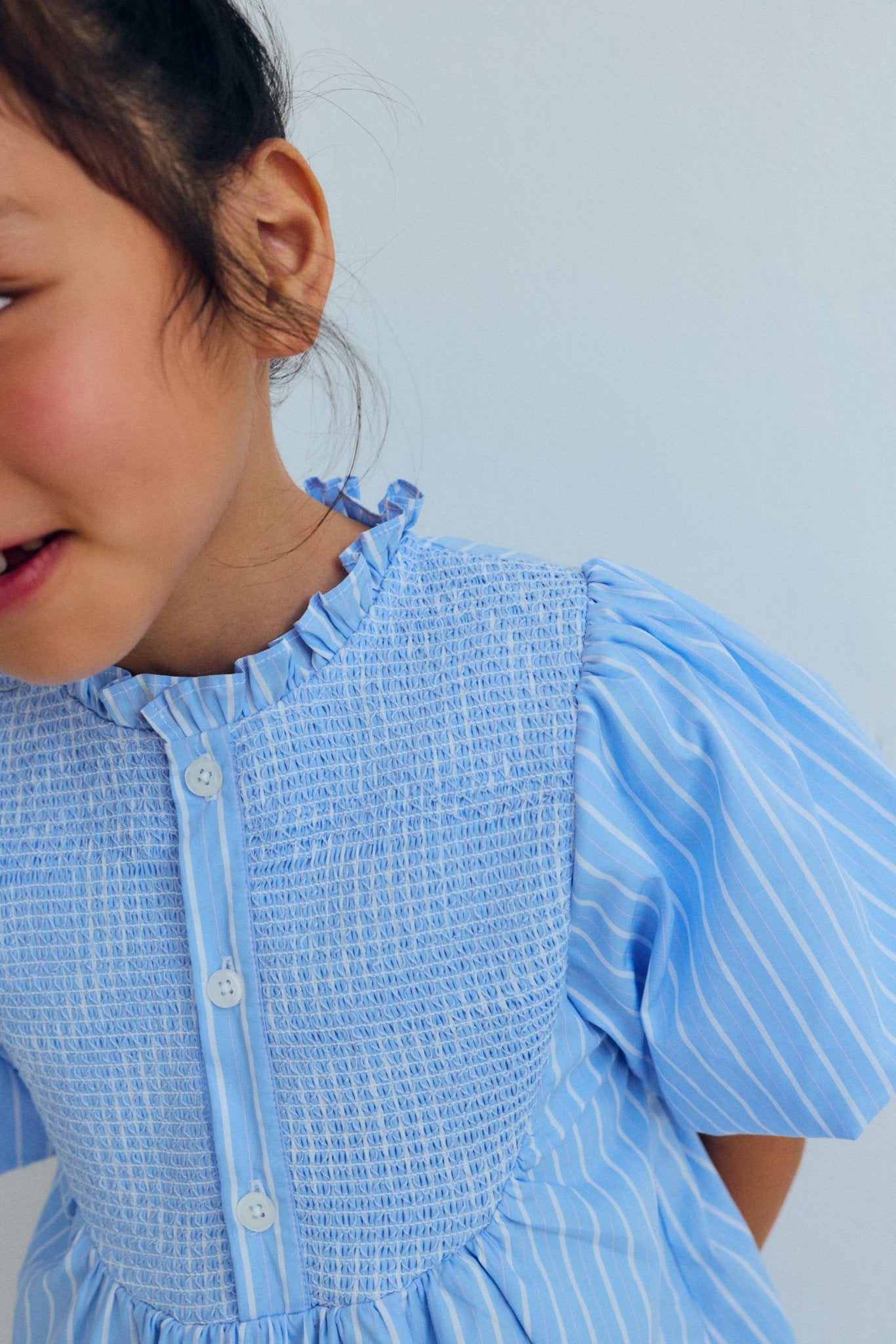 The New Society Ficus Dress Ficus Stripes vestito righe cotone