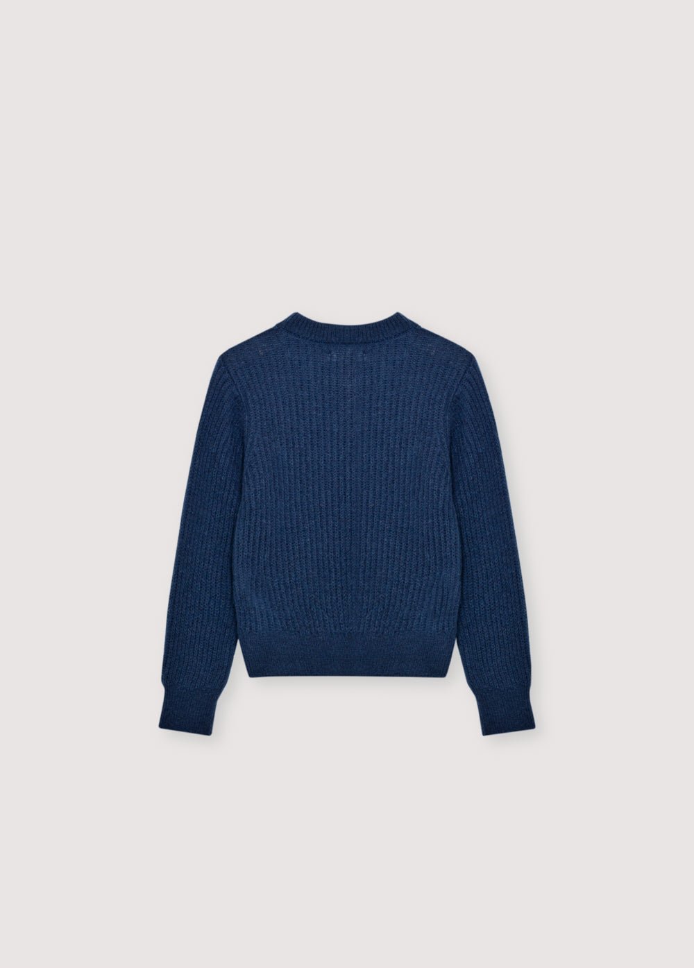 The New Society Lina Maglione Blu Navy Mohair