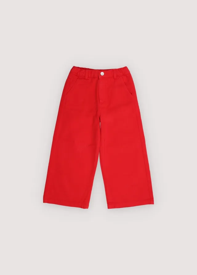 The New Society Lily Pant pantaloni rossi 6 anni cotone