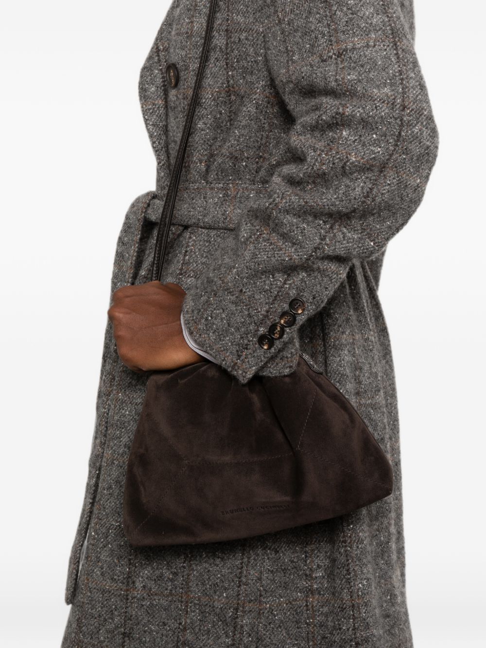 Brunello Cucinelli MBDLD2808 borsa a mano pepe