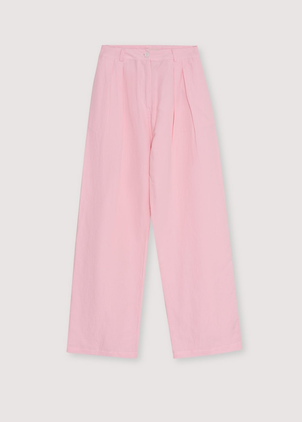 The New Society Amaryllis pantalone donna rosa lino