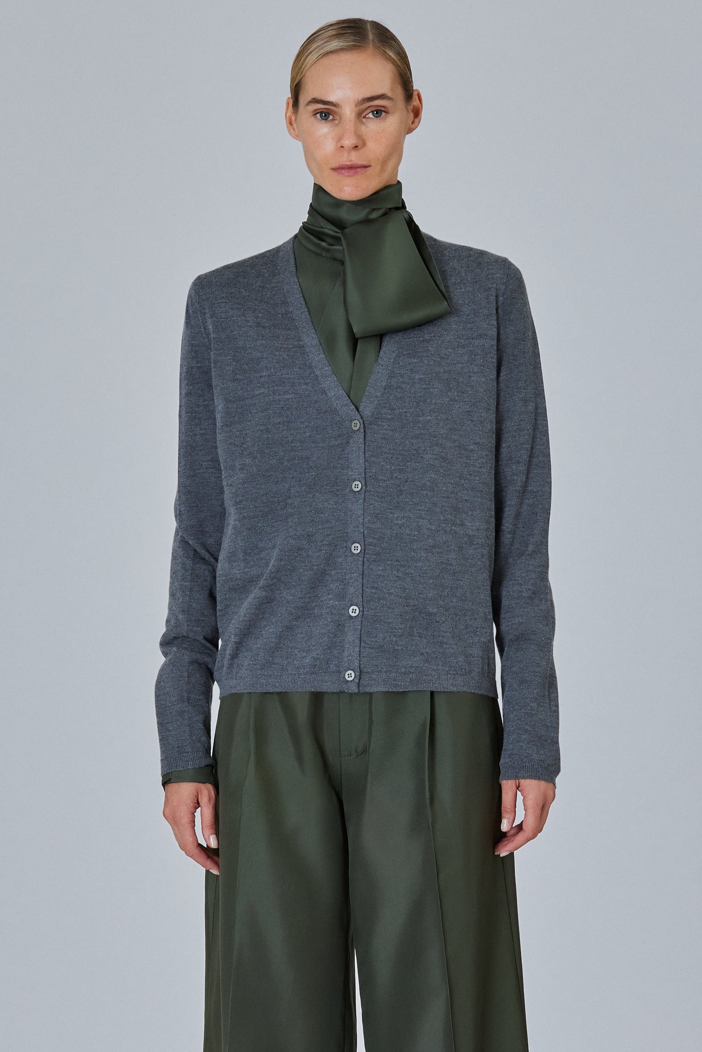Sa Su Phi Plain Stitch cardigan bottoni leggero