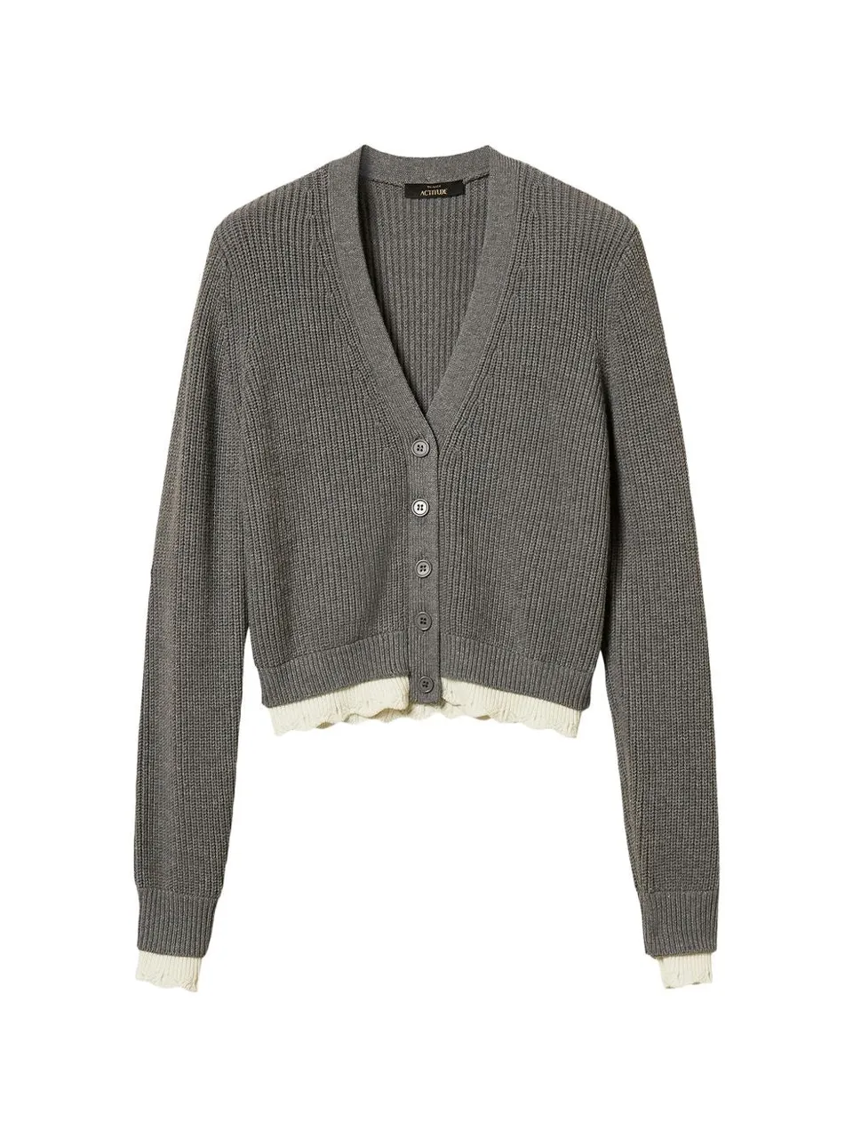Twinset 262AP3041 cardigan grigio medio donna