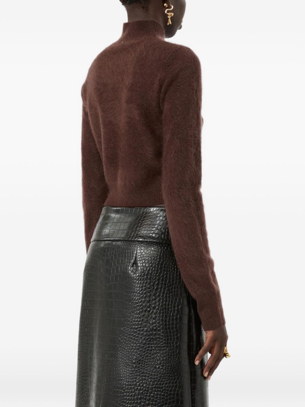 Sportmax 2622366022600 Maglia Cioccolato Donna