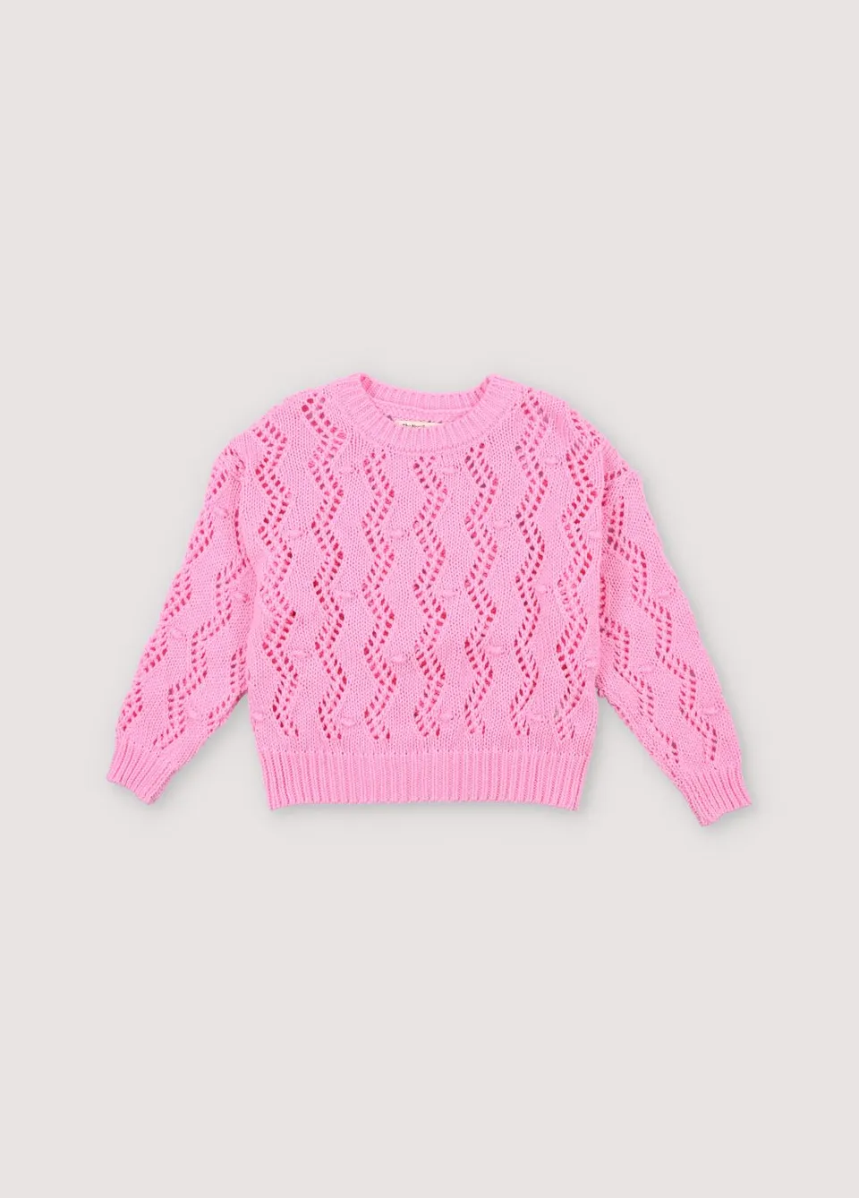 The New Society Sifnos maglione bimba Hibiscus 6 anni cotone